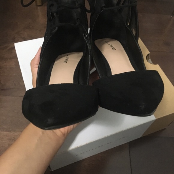 Black high heel shoes - Picture 6 of 11